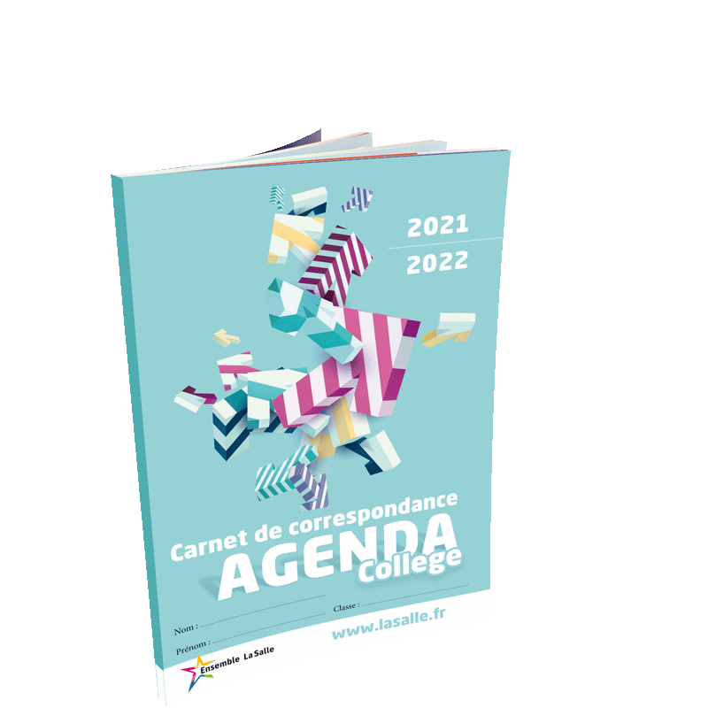 Agenda Scolaire format moyen 16x24 - le format parfait condensé !